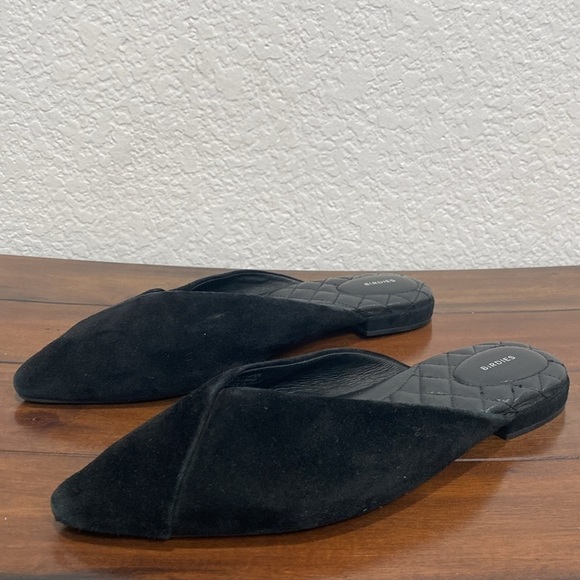 Birdies The Swan Black Slip On Mules Size 9.5 - Picture 4 of 8